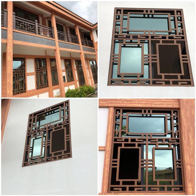 新農(nóng)村改造花格門窗 仿古鋁花格窗加工定制引領(lǐng)新潮流